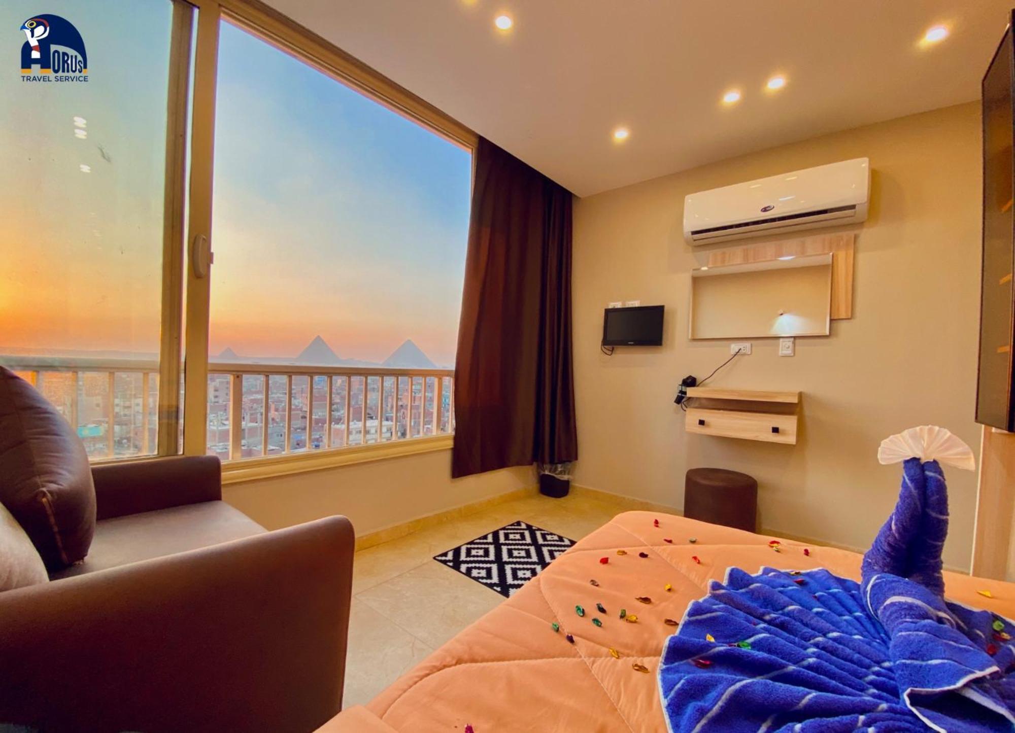 Horus Horizon Inn Pyramids View Kafrat al Jabal Exterior photo